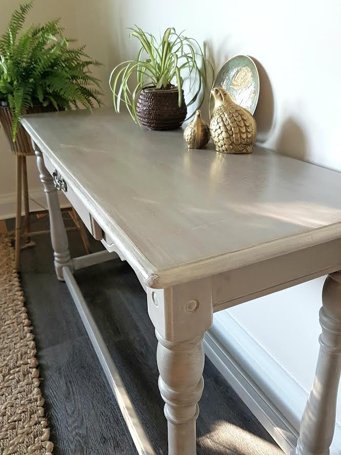 SOLD - Transitional Console/Hall Table with Drawer